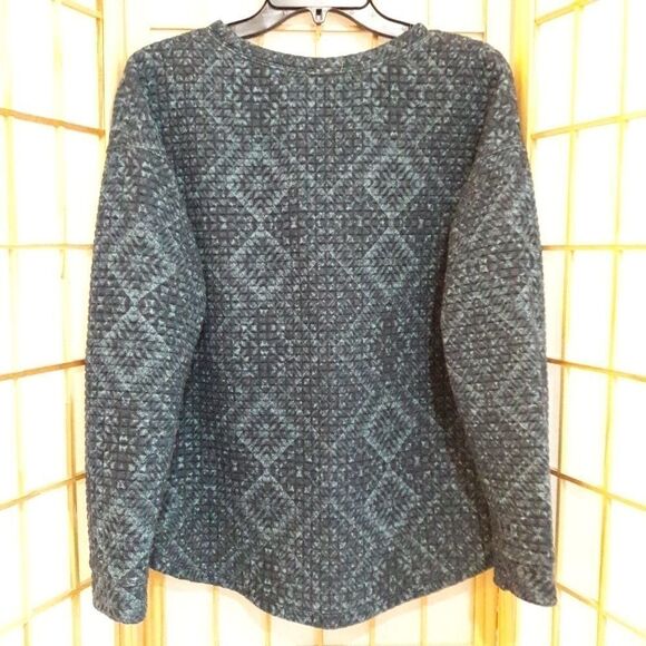 H&M Quilted Diamond Pattern Hi Low Sweater - Picture 2 of 4